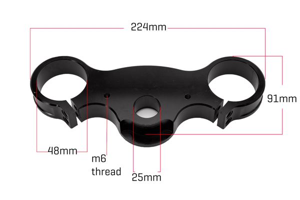 M2R RF125 RF140 RF160 Pit Bike 48mm Lower Fork Clamp