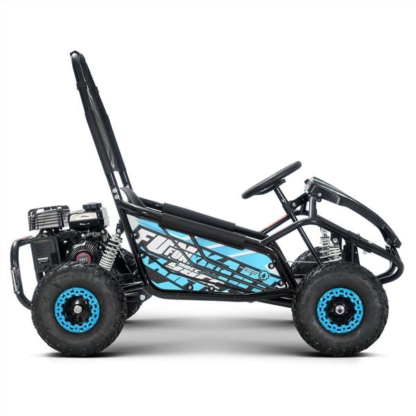 FunBikes Funkart Pro 98cc Blue Kids Petrol Go Kart