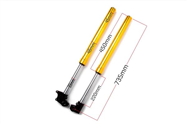 M2R KMX140 KMX160 Pit Bike Fork Legs
