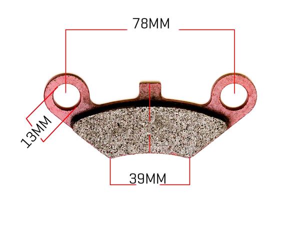 EGL 250 Quad Bike Front Brake Pads