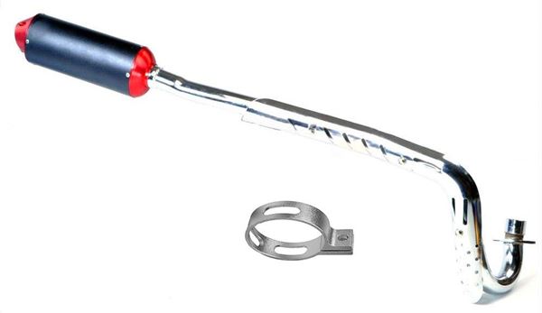 Pit Bike Big Bore Exhaust CNC Red CRF70