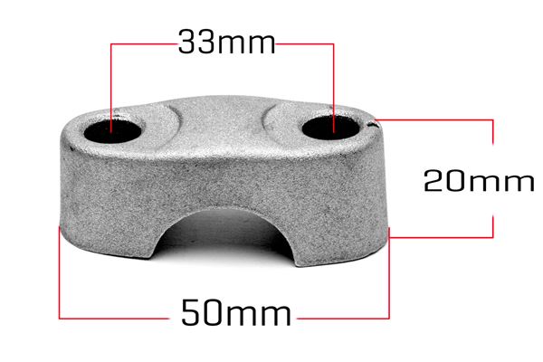 M2R 50R Handlebar Top Clamp
