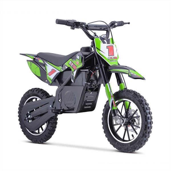 FunBikes MXR 61cm Green Black Electric Kids Mini Dirt Motorbike