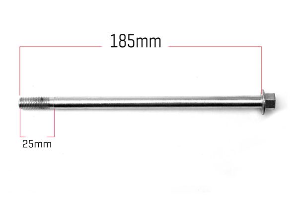 M2R KMX-R 160 Pit Bike Swingarm Axle 185mm