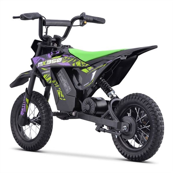 FunBikes MX350 Green Electric Kids Dirt Bike