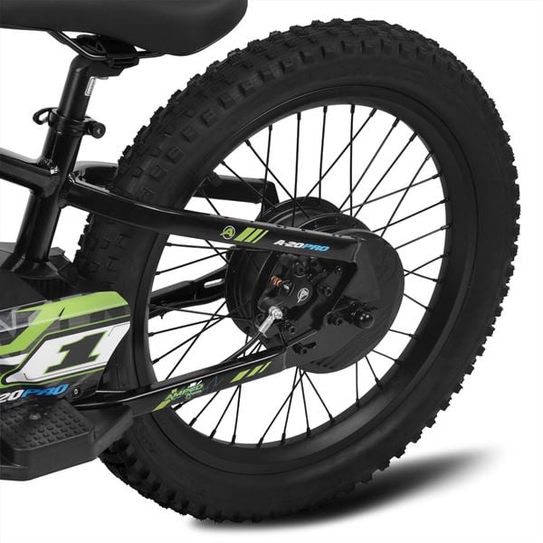 Amped A20 Pro Black 800w 36v 10ah Electric Balance Bike