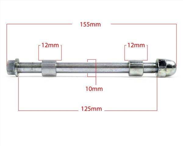 Monkey Bike Front Axle