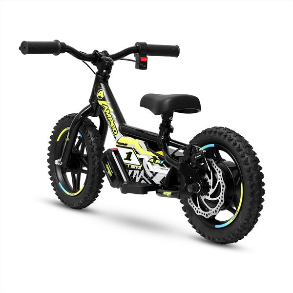 Amped A10 150w 18v 5.2ah Li Black Kids Electric Balance Bike