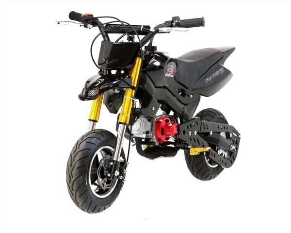 FunBikes Super Motard 50cc 48cm Black Mini Moto Bike 