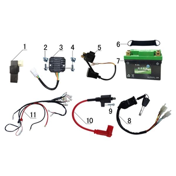 Ten10 250R Dirt Bike Rectifier