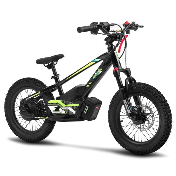 Amped A16 Pro 400w 36v 5ah Li Black Kids Electric Balance Bike