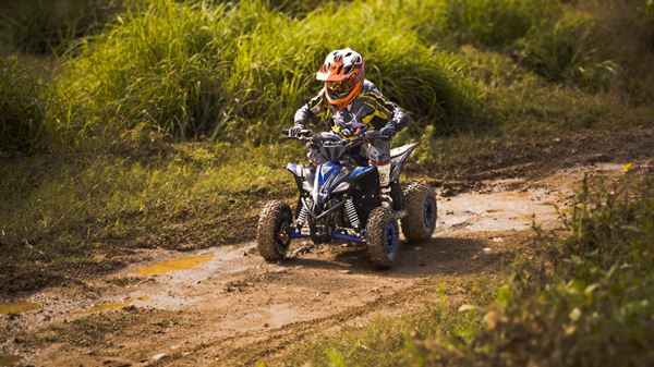 FunBikes X-Max Roughrider 110cc Blue Junior Petrol Quad Bike