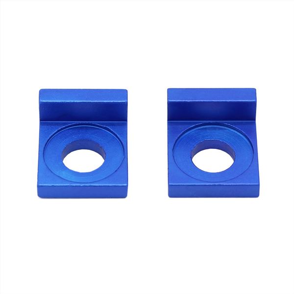 M2R KXF125 Pit Bike Blue Alloy Chain Adjuster