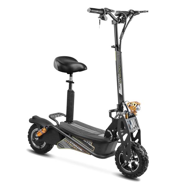 Chaos GT1600 Sport 48v 15.6ah Li Hub Drive Black Off Road Electric Scooter