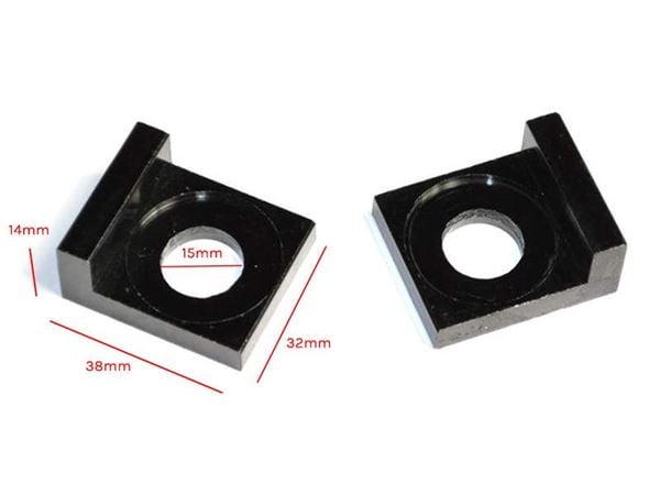 Pit Bike Chain Adjusters Black