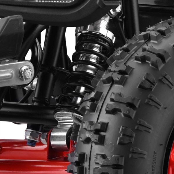 FunBikes Toxic 800w Black Red Kids Electric Mini Quad Bike