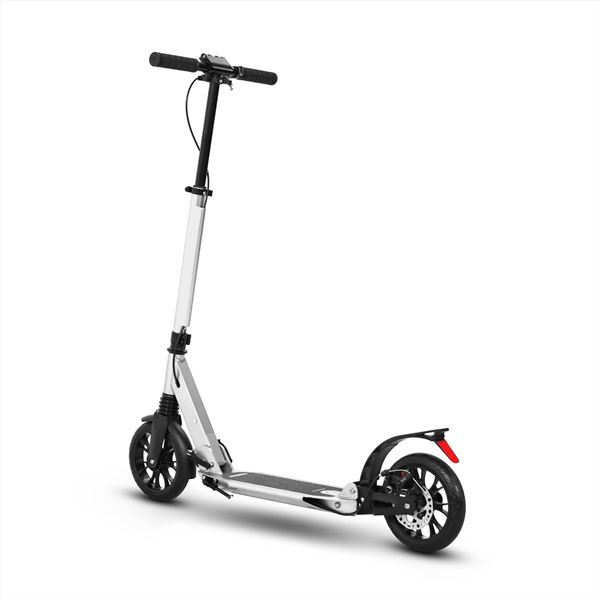 Mashed UP 200mm Folding Height Adjustable City Kick Scooter Grey