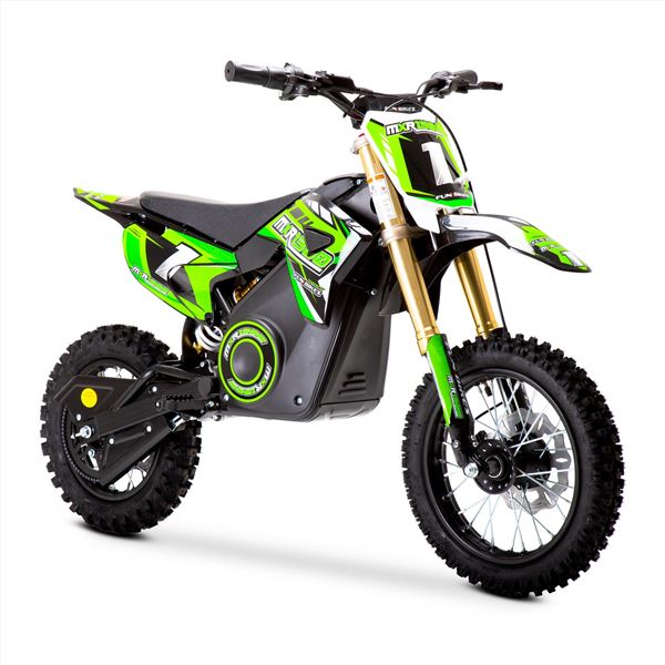 FunBikes MXR 61cm 1300w Green Electric Kids Mini Dirt Motorbike