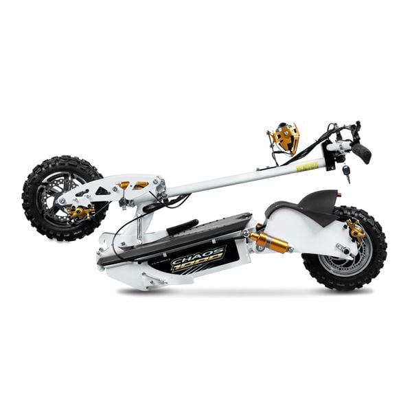 Chaos 1000w 48v SLA Hub Drive White Off Road Electric Scooter