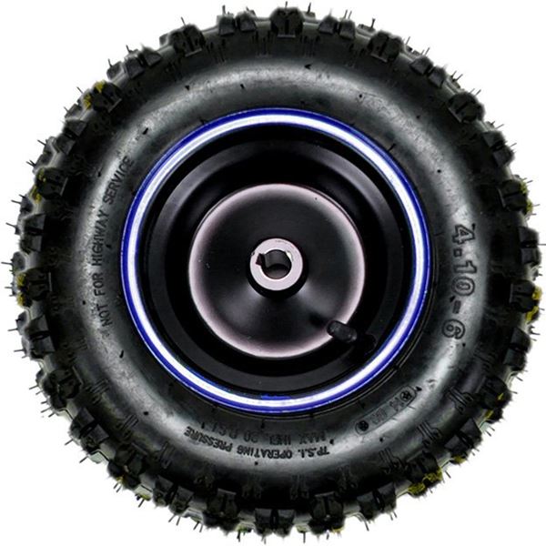 Funbikes Toxic Electric Mini Quad Blue Rear Wheel