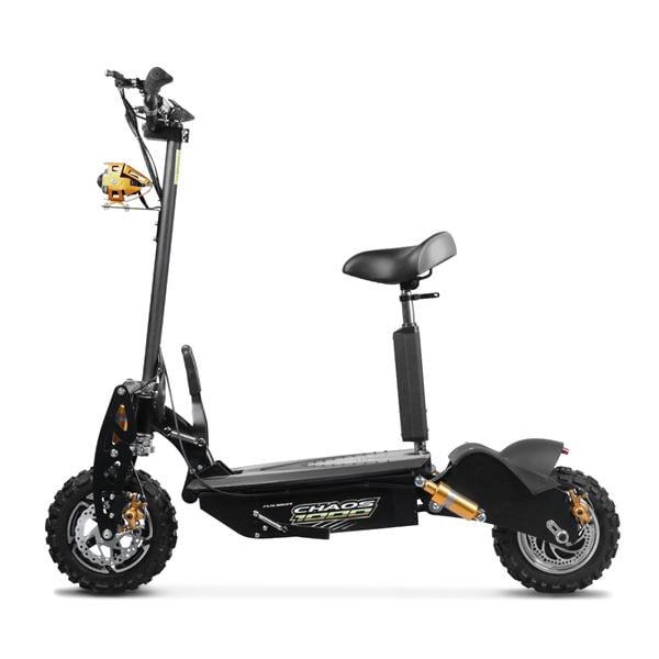 Chaos 1000w 48v SLA Hub Drive Black Off Road Electric Scooter