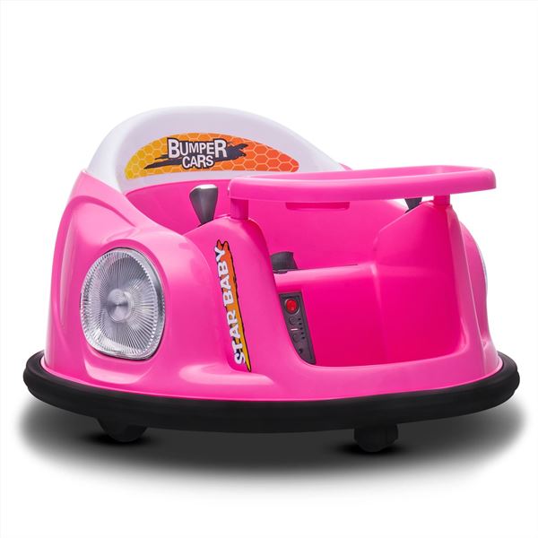 FunBikes Bumper Car Dodgem Kids 12v Pink Ride on Waltzer