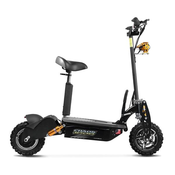 Chaos 1000w 48v SLA Hub Drive Black Off Road Electric Scooter
