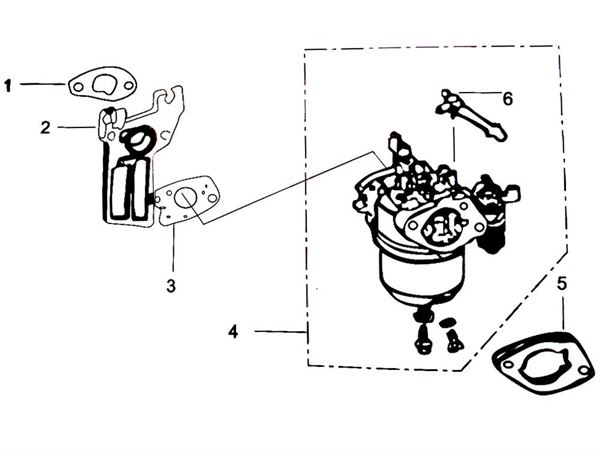 Go Kart, Buggy Carburetor Spacer JF168-I-05