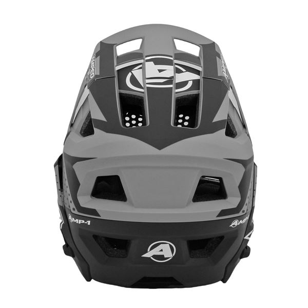 Amped AMP-1 Adult Motocross Crash Helmet Grey