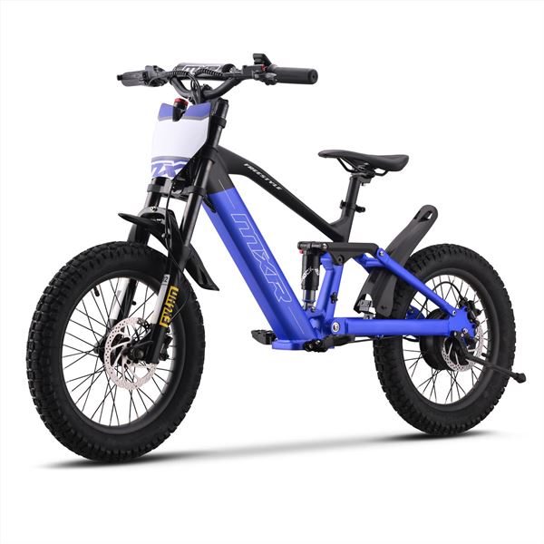FunBikes MXR Freestyle 18" 500w 36v Li 18/18 Blue Electric MX Bike