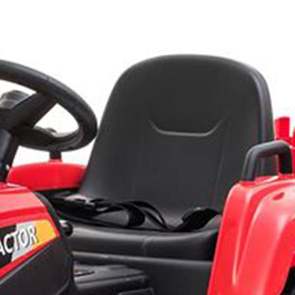 Tobbi Tractor And Trailer Red Electric Ride On Tractor