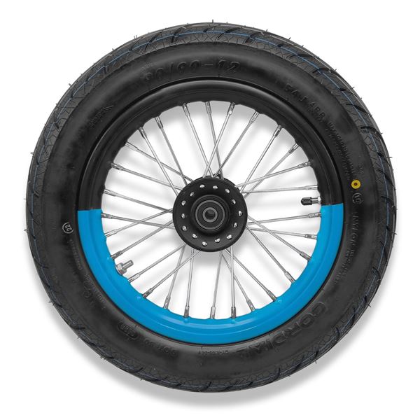 FunBikes MXR 2000w Electric Dirt Bike Motard Front Wheel 90/90-12
