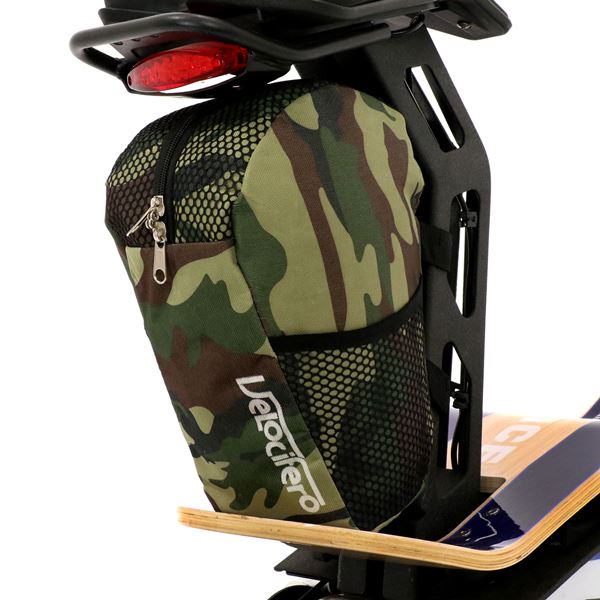 Velocifero Scooter Camo Rear Pannier Bag