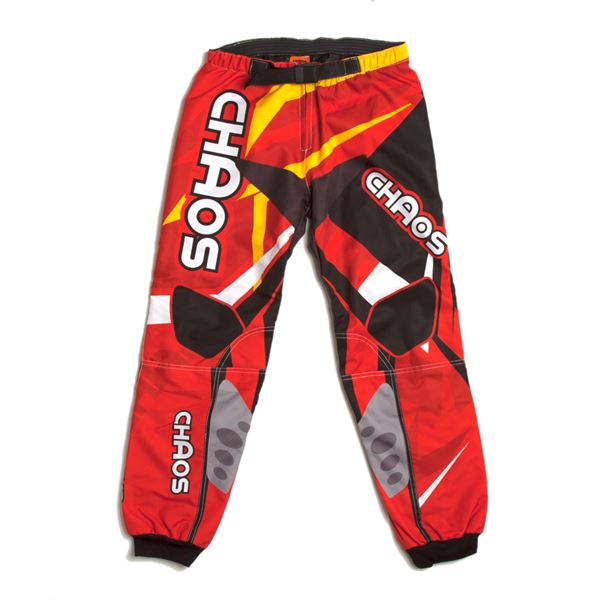 Chaos Kids Off Road Motocross Trouser Red