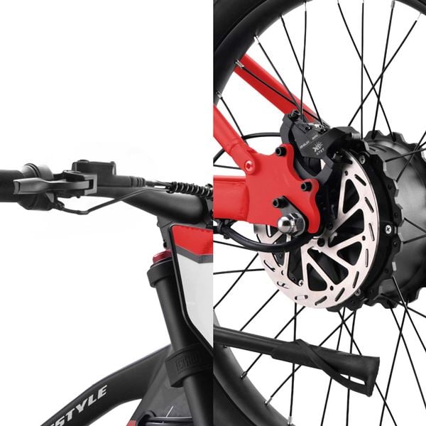 MXR Freestyle 24" 1500w 36v Li 24/24 Red MX Kids Electric Balance Bike