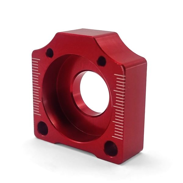 M2R RS-R 125cc/140cc Dirt Bike CNC Chain Adjusters Red