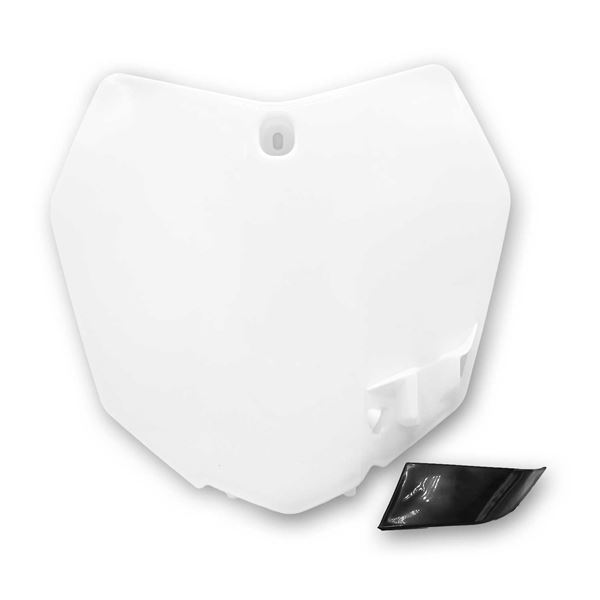M2R RS-R 250cc Dirt Bike Front Number Board White