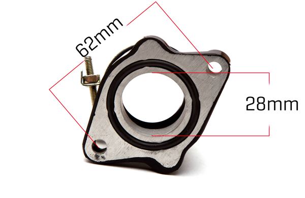 M2R J1 J2 250cc Warrior Carburettor Inlet Manifold