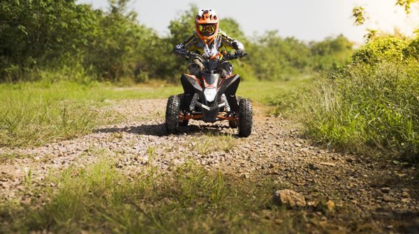 FunBikes X-Max Roughrider 110cc Red Junior Petrol Quad Bike
