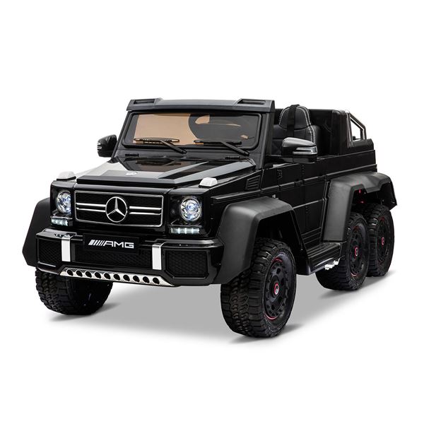 Mercedes G63 6x6 AMG G-Wagon Licensed 4WD 12V Battery Black Ride On SUV