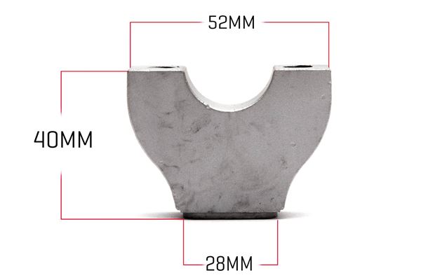 M2R 50R Handlebar Bottom Clamp