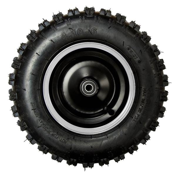 Funbikes Toxic Electric Mini Quad White Front Wheel