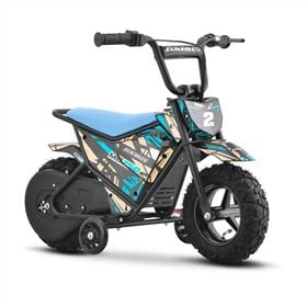 FunBikes MB250 250w 24v 6/6 43cm SLA Blue Electric Kids Mini Bike