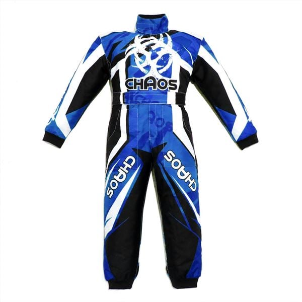Chaos Kids Off Road Motocross Suit Blue