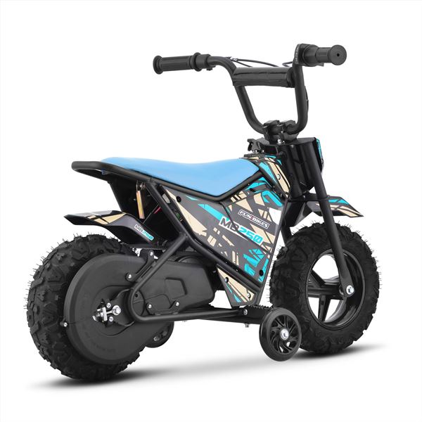 FunBikes MB250 43cm Motorbike 250w Blue Electric Kids Monkey Bike