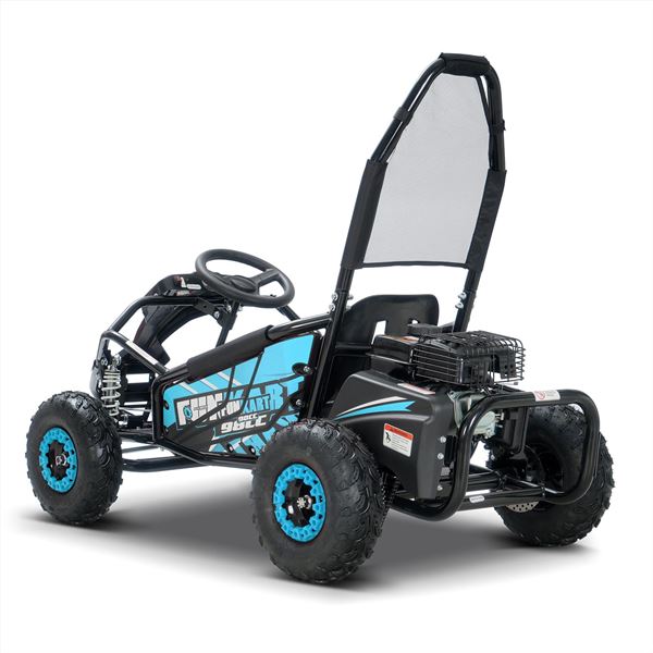 FunBikes Funkart Pro 98cc Blue Kids Petrol Go Kart