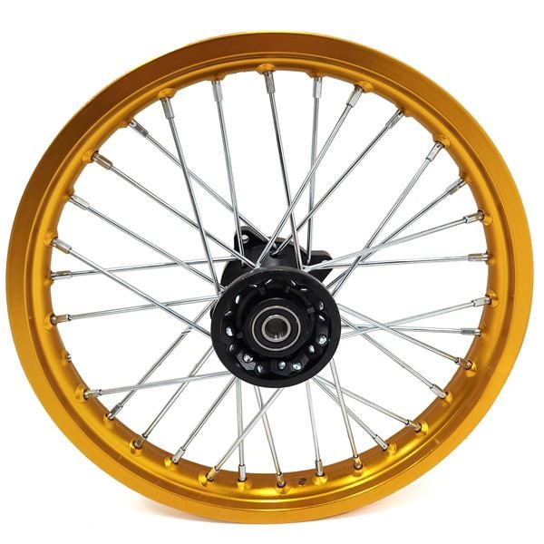 Pit Bike 14" Gold Front Wheel Rim