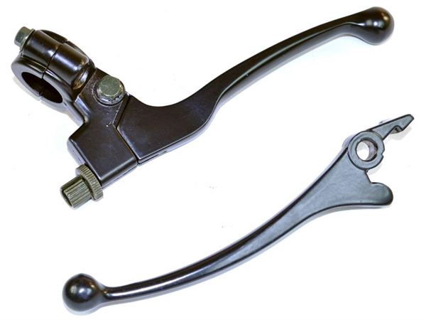 Pit Bike Clutch & Brake Lever Set Black