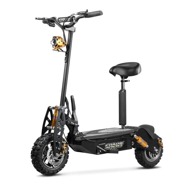 Chaos 1000w 48v SLA Hub Drive Black Off Road Electric Scooter
