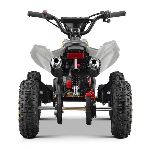 FunBikes Toxic 50cc White Kids Petrol Mini Quad Bike